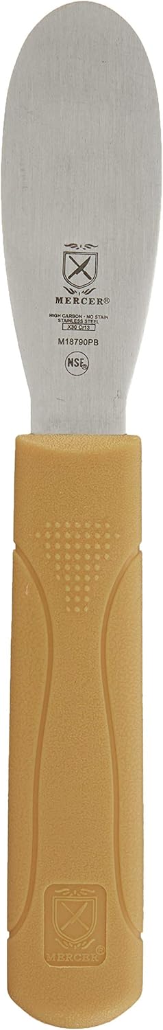 Millennia Bench Scraper, 5 7/8 Inch X 3 1/2 Inch Blade, Black Handle