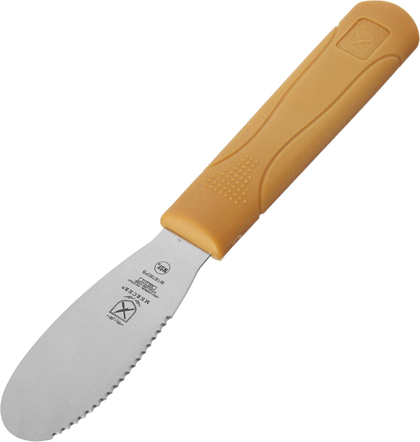 Millennia Bench Scraper, 5 7/8 Inch X 3 1/2 Inch Blade, Black Handle