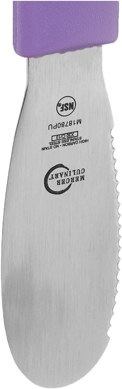Millennia Bench Scraper, 5 7/8 Inch X 3 1/2 Inch Blade, Black Handle