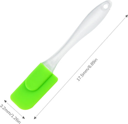6 Piece Mini Silicone Spatula Set, Small Heat-Resistant Rubber Spatulas for Baking, Cooking, Mixing, Non-Stick Kitchen Tools for Cooking & Baking