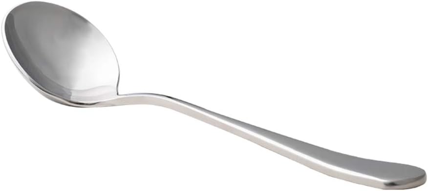 Professional Coffee Cupping Spoon, Stainless Steel, Black