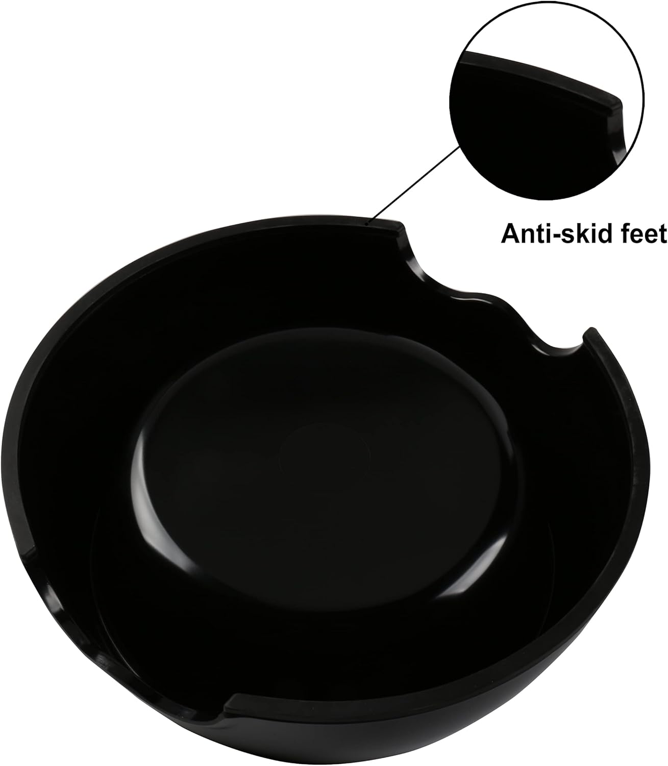 Melamine Plastic Dog Food Bowl, Non Skid Base，Anti-Slip Pet Feeder Bowls, 2-in-1 Removable Stainless Steel Pet Feeder Holder for Dogs and Cats (14oz 6.89in*2.24 in, White)
