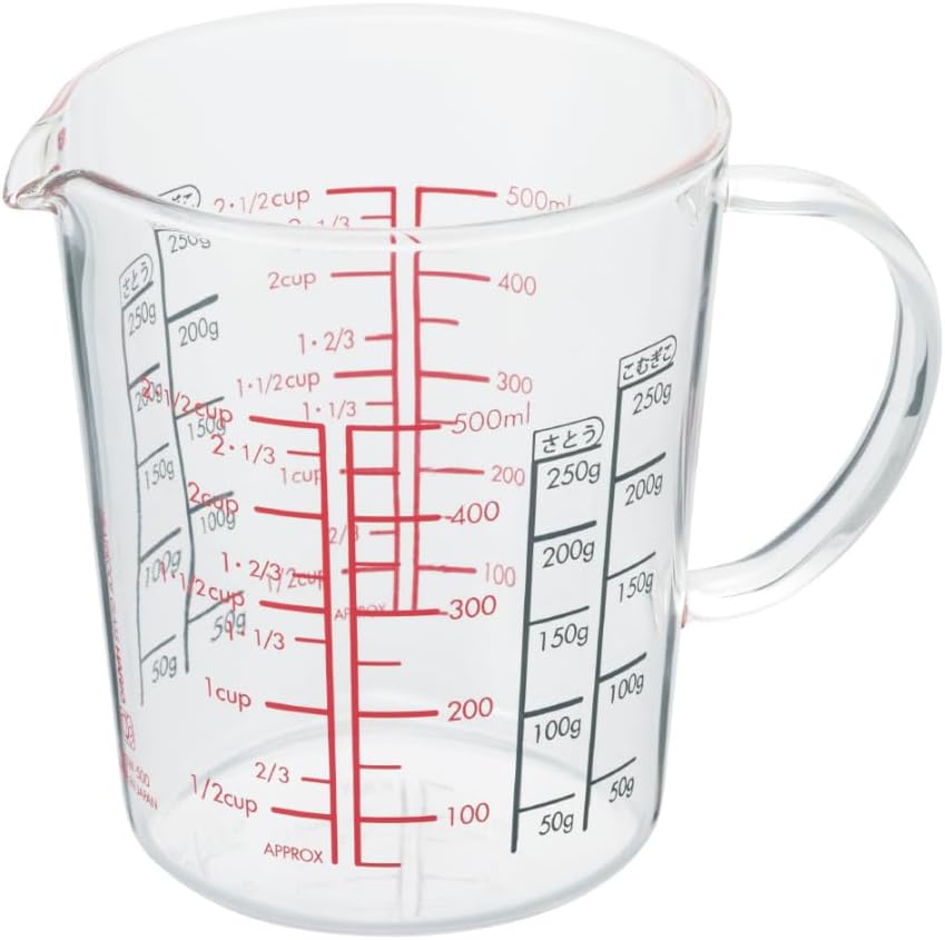 Heatproof Glass Measuring Cup with Handle, 200ml