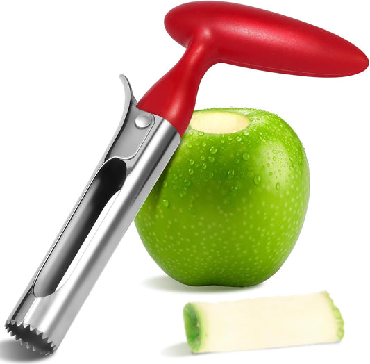 Premium Apple Core Puller Serrated Fruit Separator Corer Tool Black