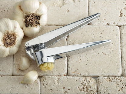 No-Peel, Self Cleaning Garlic Press, 6.25 x 1-Inches, the Italian Market Original since 1906