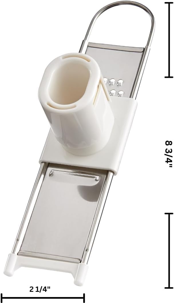 No-Peel, Self Cleaning Garlic Press, 6.25 x 1-Inches, the Italian Market Original since 1906