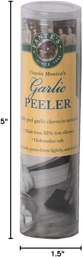 No-Peel, Self Cleaning Garlic Press, 6.25 x 1-Inches, the Italian Market Original since 1906