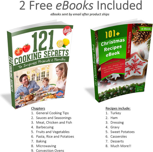 Box Graters for Kitchen, 6 Sided, Multi-purpose Cheese and Veggie Cutter, Stainless Steel With Cooking Secrets Ebook