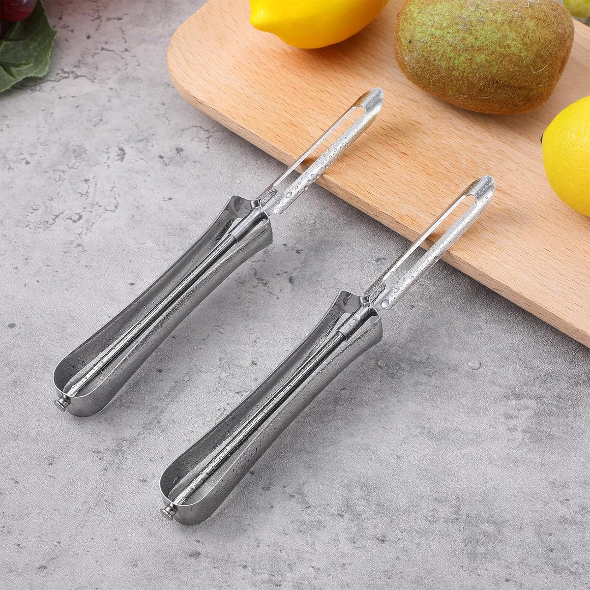 2 Pack Stainless Steel Vegetable & Potato Peeler for Kitchen