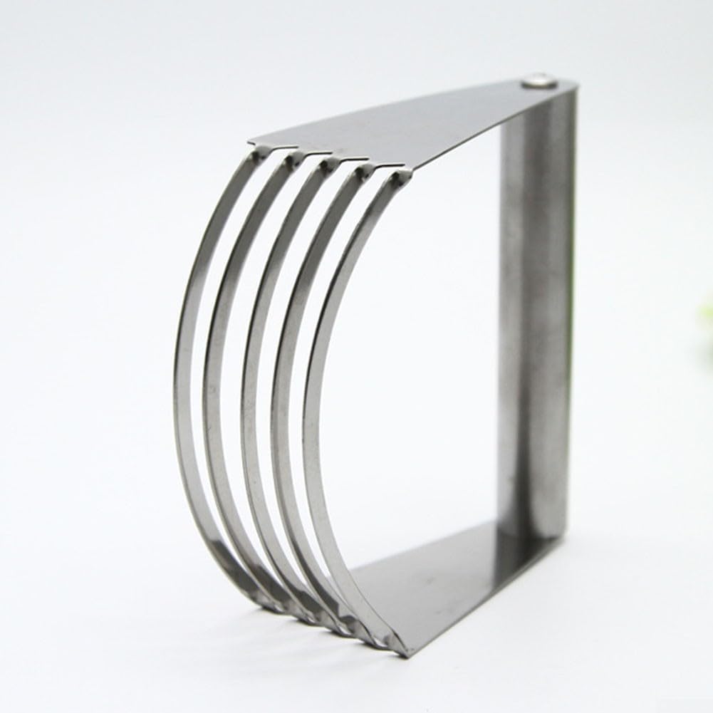 Stainless Steel Pastry Cutter with Soft Grip for Cake Dough and Butter Cutting, Non- Flour Mixer for Baking, Dishwasher Safe Handheld Dough for Blender(A)