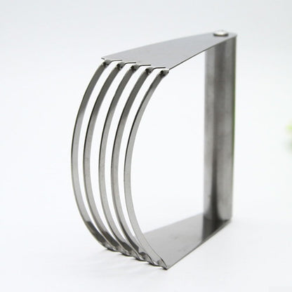 Stainless Steel Pastry Cutter with Soft Grip for Cake Dough and Butter Cutting, Non- Flour Mixer for Baking, Dishwasher Safe Handheld Dough for Blender(A)