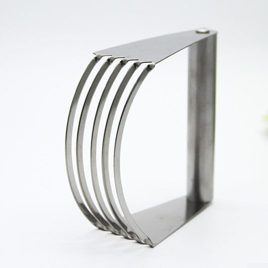 Stainless Steel Pastry Cutter with Soft Grip for Cake Dough and Butter Cutting, Non- Flour Mixer for Baking, Dishwasher Safe Handheld Dough for Blender(A)