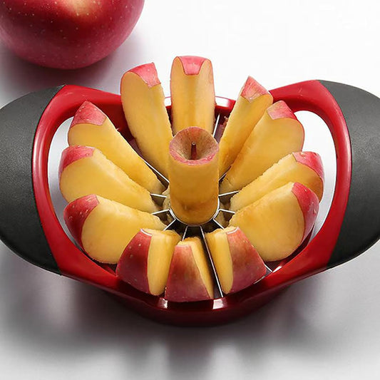 Apple Slicer, Professional Stainless Steel Fruit Cutter with 12 Sharp Blades
