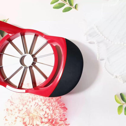 Apple Slicer, Professional Stainless Steel Fruit Cutter with 12 Sharp Blades