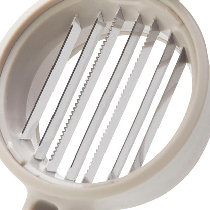 FreshForce Hand-Held Slicer, Slices Mushrooms, Strawberries, Kiwis and More, Taupe