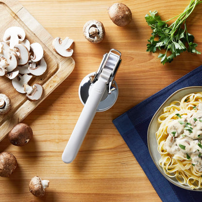 FreshForce Hand-Held Slicer, Slices Mushrooms, Strawberries, Kiwis and More, Taupe