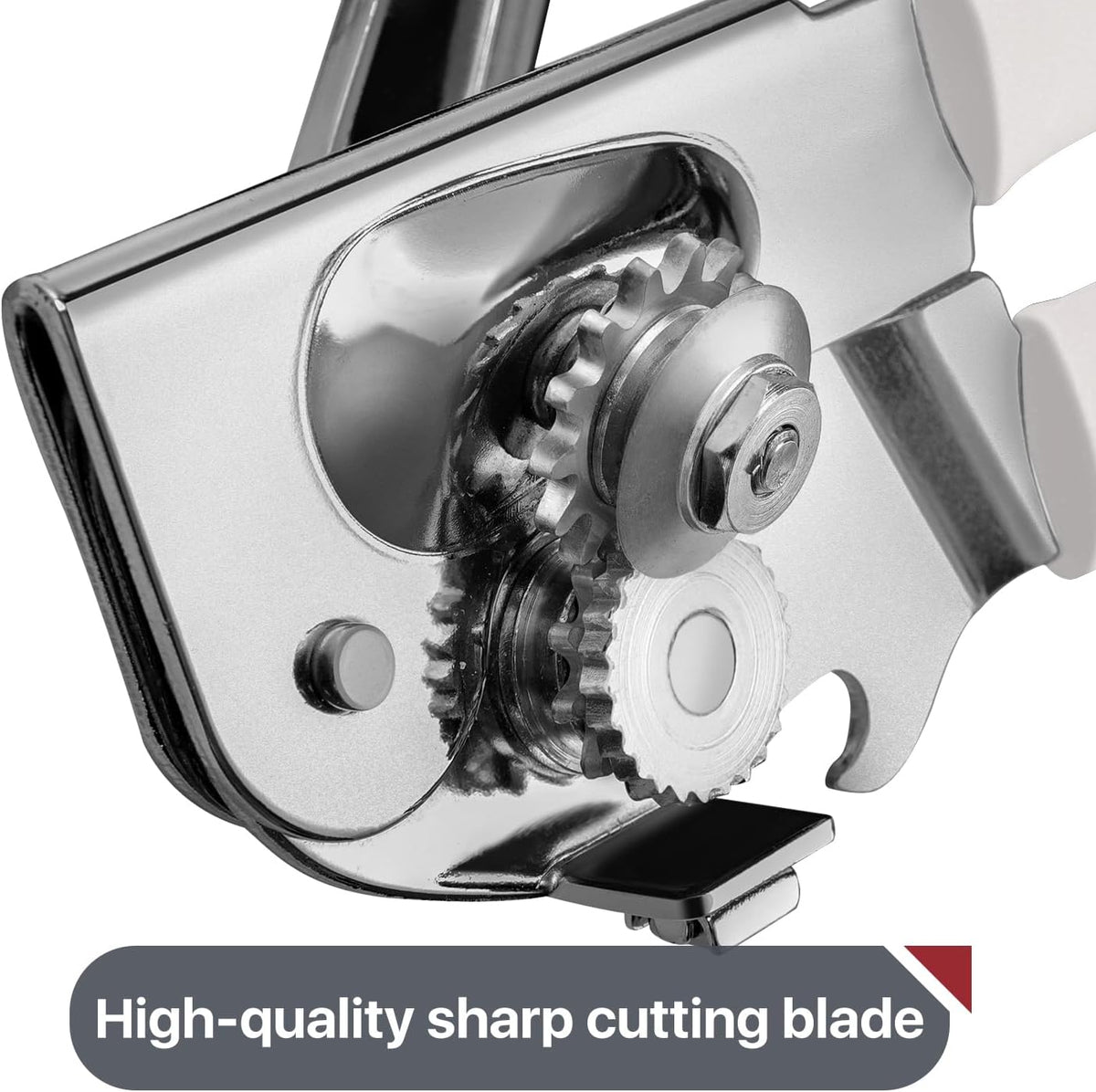 Commercial Can Opener Heavy Duty, Hand Crank for Large Cans, Black