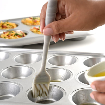 Silicone Mini Pastry Brush, Marble 8.25" x 1.88" x .5"