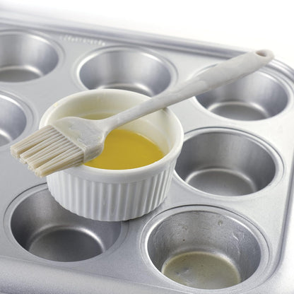 Silicone Mini Pastry Brush, Marble 8.25" x 1.88" x .5"