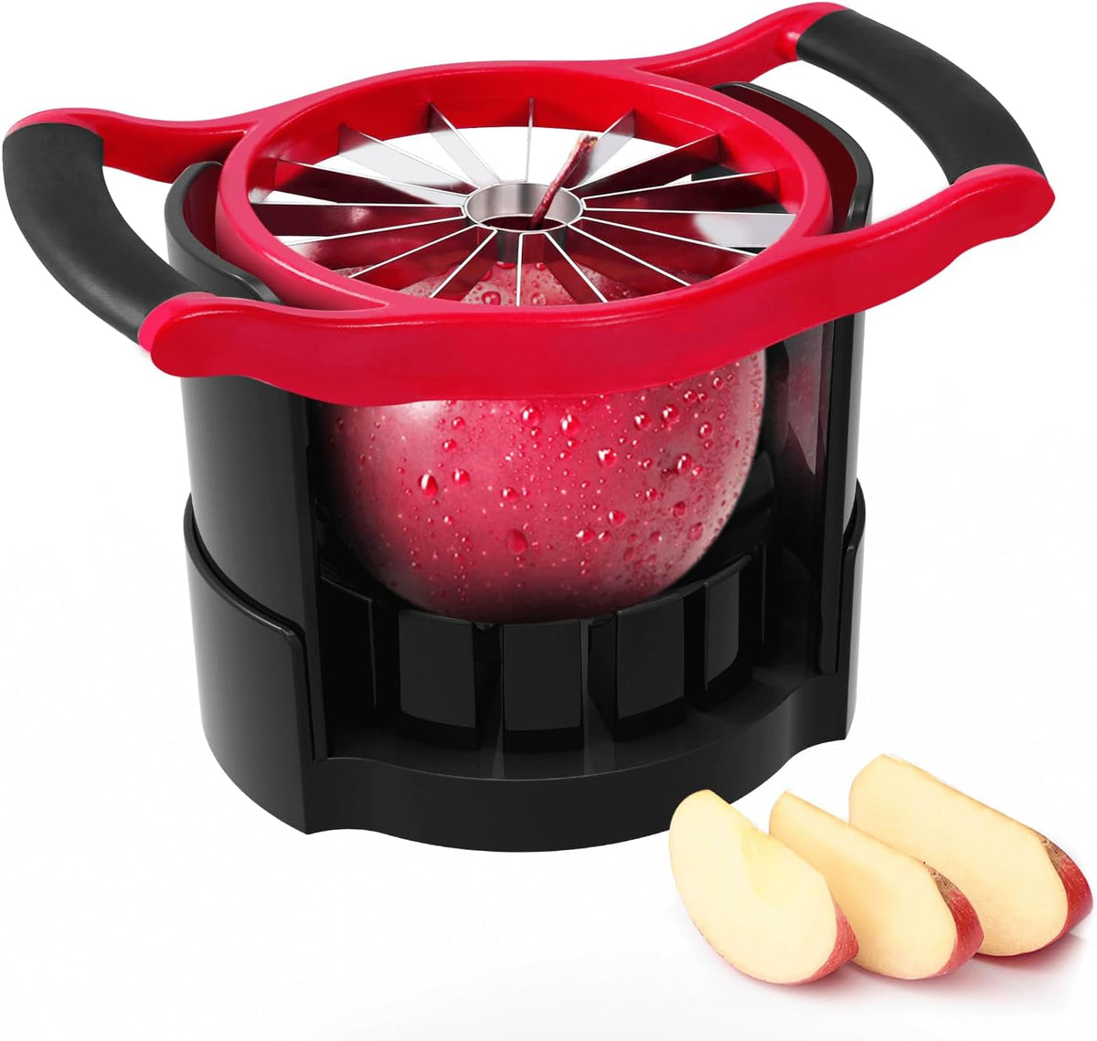 Newness 5.12-In Extra Large Apple Slicer, 16-Blade Cutter