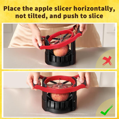 Newness 5.12-In Extra Large Apple Slicer, 16-Blade Cutter