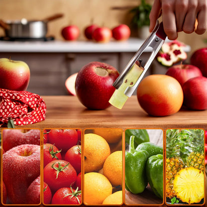 Newness 5.12-In Extra Large Apple Slicer, 16-Blade Cutter