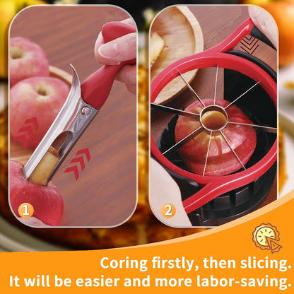 Newness 5.12-In Extra Large Apple Slicer, 16-Blade Cutter