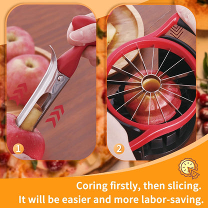 Newness 5.12-In Extra Large Apple Slicer, 16-Blade Cutter