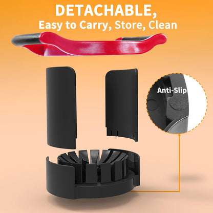 Newness 5.12-In Extra Large Apple Slicer, 16-Blade Cutter