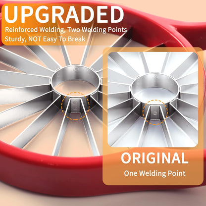 Newness 5.12-In Extra Large Apple Slicer, 16-Blade Cutter