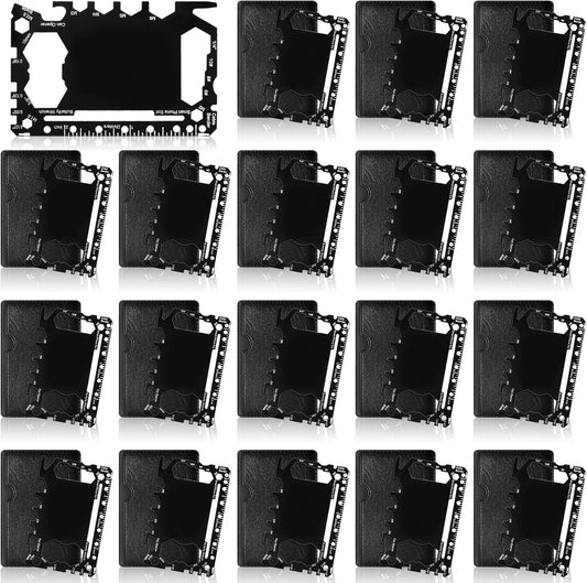 24 Pcs Credit Card Wallet Multitool 46 in 1
