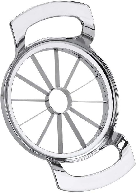 Stainless Steel Apple Slicer and Corer - 12 Blades Food Grade 304 Extra Large Heavy Duty Apple Cutter Divider up to 4 Inch Apples