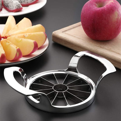 Stainless Steel Apple Slicer and Corer - 12 Blades Food Grade 304 Extra Large Heavy Duty Apple Cutter Divider up to 4 Inch Apples