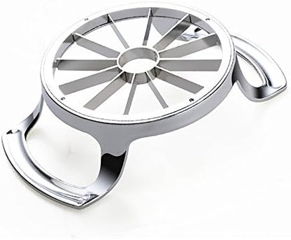 Stainless Steel Apple Slicer and Corer - 12 Blades Food Grade 304 Extra Large Heavy Duty Apple Cutter Divider up to 4 Inch Apples