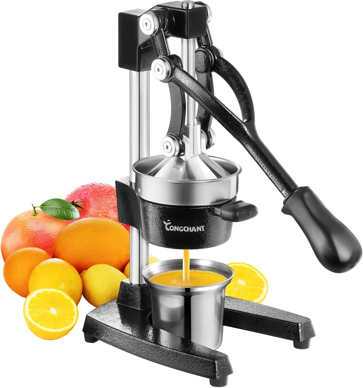 Cast Iron Manual Juicer for Orange Lemon Citrus Fruit & Lime