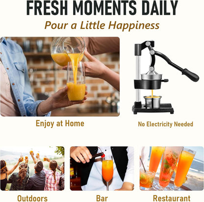 Cast Iron Manual Juicer for Orange Lemon Citrus Fruit & Lime