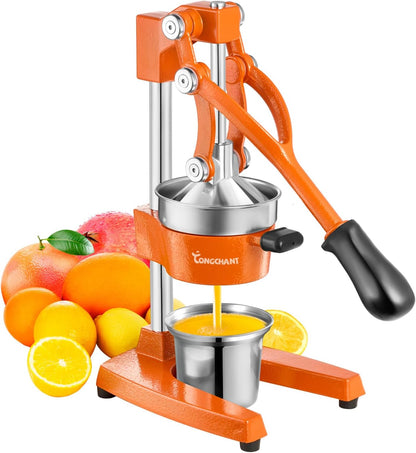 Cast Iron Manual Juicer for Orange Lemon Citrus Fruit & Lime