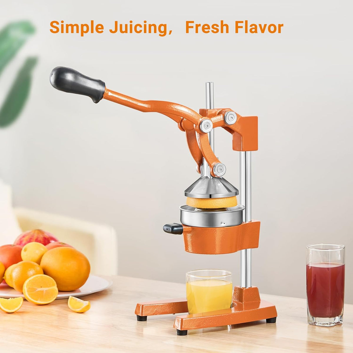 Cast Iron Manual Juicer for Orange Lemon Citrus Fruit & Lime