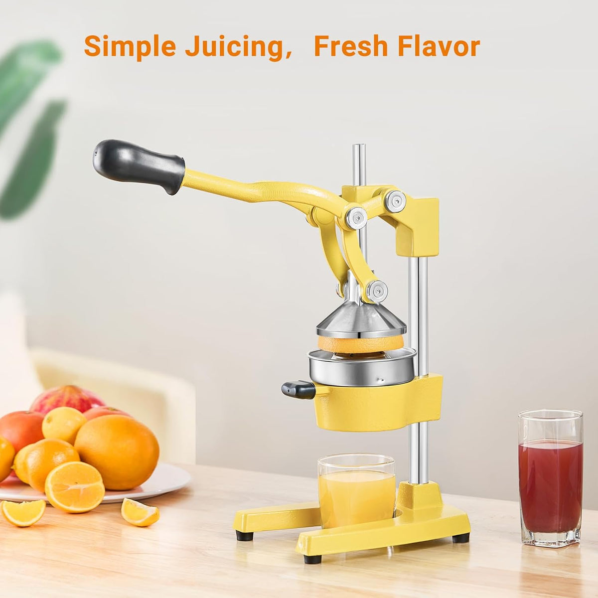 Cast Iron Manual Juicer for Orange Lemon Citrus Fruit & Lime