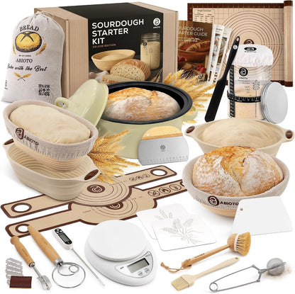 Banneton Baskets with Sourdough Bread Baking Supplies