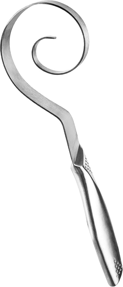 Seamless Danish Dough Whisk: 10" Stainless Steel Dutch Bread Dough Whisk for Sourdough - Hand Mixing Tool for Pizza, Pastry, Cake Batter, Dishwasher Safe Professional Baking Starter