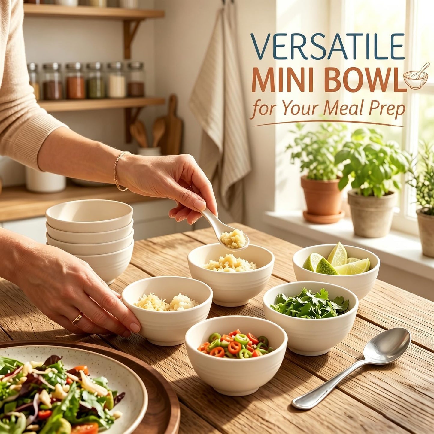 Wheat Straw Bowls 40 OZ, Unbreakable Salad Container for Lunch, Plastic Bowls with Lids, Microwavable Meal Prep Bowls for Cereal, Ramen, Soup, Leftovers - 4 Large Bowls and 4 Lids, Multi