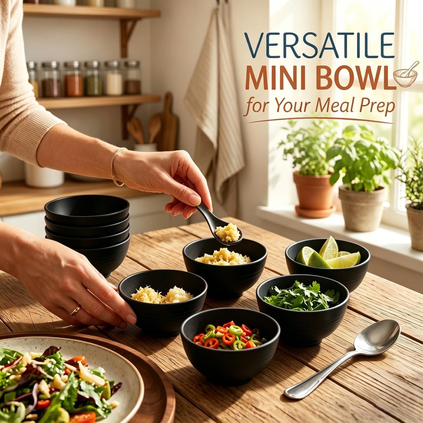 Wheat Straw Bowls 40 OZ, Unbreakable Salad Container for Lunch, Plastic Bowls with Lids, Microwavable Meal Prep Bowls for Cereal, Ramen, Soup, Leftovers - 4 Large Bowls and 4 Lids, Multi