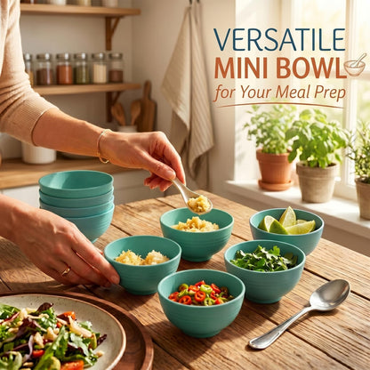 Wheat Straw Bowls 40 OZ, Unbreakable Salad Container for Lunch, Plastic Bowls with Lids, Microwavable Meal Prep Bowls for Cereal, Ramen, Soup, Leftovers - 4 Large Bowls and 4 Lids, Multi