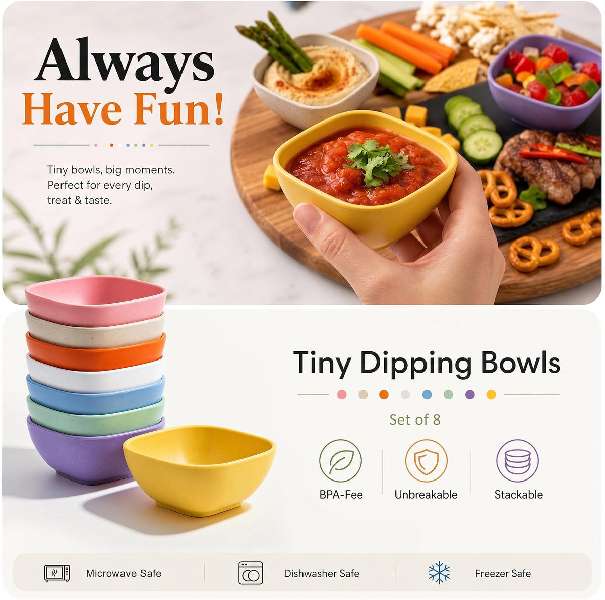 Wheat Straw Bowls 40 OZ, Unbreakable Salad Container for Lunch, Plastic Bowls with Lids, Microwavable Meal Prep Bowls for Cereal, Ramen, Soup, Leftovers - 4 Large Bowls and 4 Lids, Multi