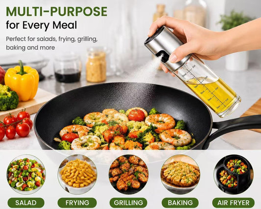 Oil Sprayer for Cooking,100ml Olive Oil Spritzer,Oil Sprayer for Air Fryer, Salad,BBQ,Roasting