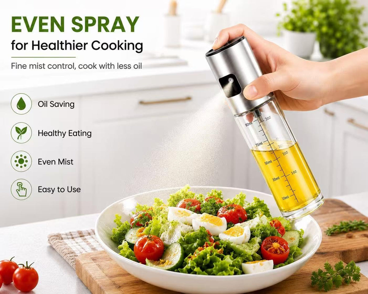 Oil Sprayer for Cooking,100ml Olive Oil Spritzer,Oil Sprayer for Air Fryer, Salad,BBQ,Roasting