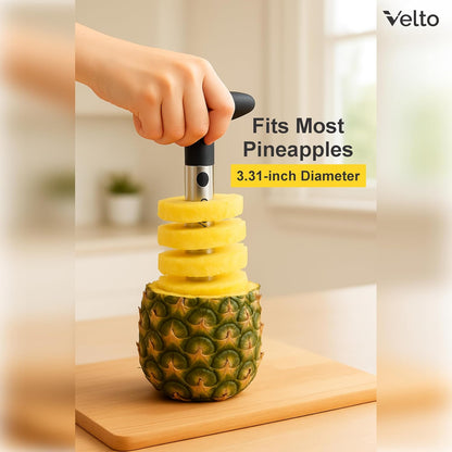 Pineapple Corer and Slicer, Watermelon Slicer, Cube Cutter & Fruit Fork Set
