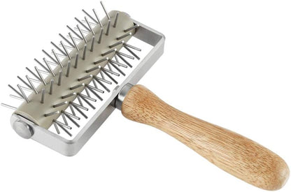 Homemade Stainless Steel Pizza Cake Pie Bread Pastry Baking Tool Dough Docker Needle Roller Wheel