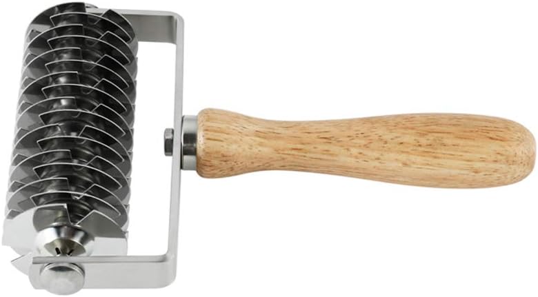 Homemade Stainless Steel Pizza Cake Pie Bread Pastry Baking Tool Dough Docker Needle Roller Wheel